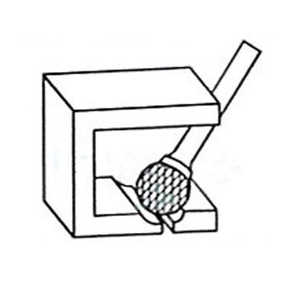 Fræsestift HM Ø12x11 mm form D (Speedcut) med Ø6 mm skaft